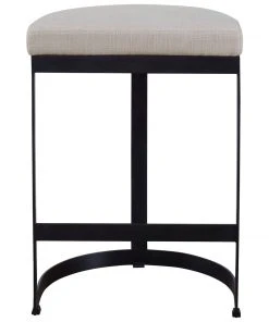 Uttermost Ivanna Black Iron Counter Stool 9 Uttermost Ivanna Black Iron Counter Stool