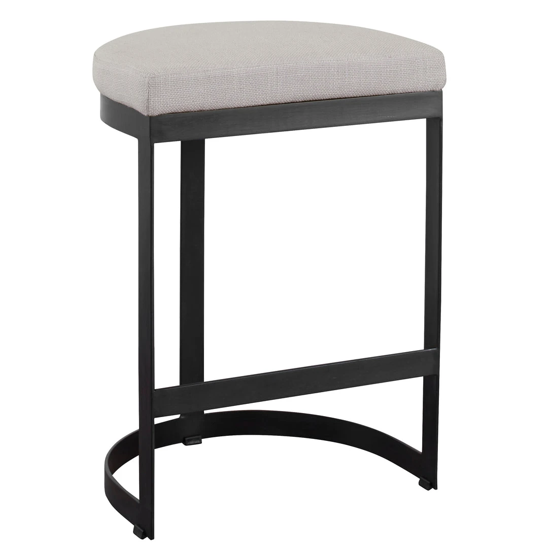 Uttermost Ivanna Black Iron Counter Stool 3 Uttermost Ivanna Black Iron Counter Stool