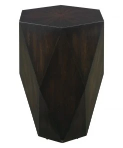 Uttermost Volker Black Wooden Side Table Side & End Tables