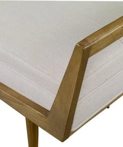 Uttermost Waylon Modern Ivory Bench LIVING ROOM 9 Uttermost Waylon Modern Ivory Bench LIVING ROOM