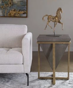 Side & End Tables Uttermost Bertrand Shagreen Accent Table