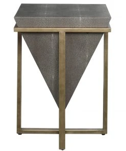 Side & End Tables Uttermost Bertrand Shagreen Accent Table