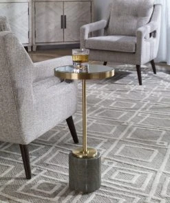 Side & End Tables Uttermost Laurier Mirrored Accent Table