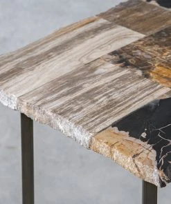 LIVING ROOM Uttermost Iya Petrified Wood Console Table 15 LIVING ROOM Uttermost Iya Petrified Wood Console Table