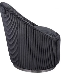 LIVING ROOM Uttermost Crue Gray Fabric Swivel Chair 12 LIVING ROOM Uttermost Crue Gray Fabric Swivel Chair