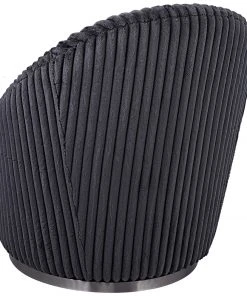 LIVING ROOM Uttermost Crue Gray Fabric Swivel Chair 13 LIVING ROOM Uttermost Crue Gray Fabric Swivel Chair