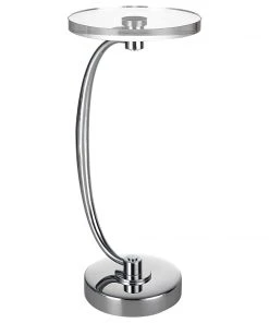 Side & End Tables Uttermost Waveney Nickel Drink Table