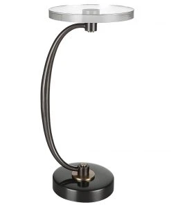 Uttermost Waveney Bronze Drink Table Side & End Tables