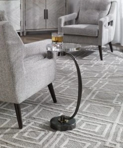 Uttermost Waveney Bronze Drink Table Side & End Tables