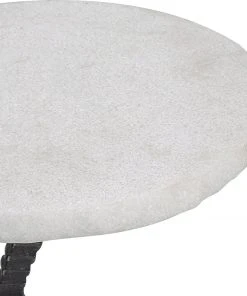 Uttermost Lasso White Drink Table Side & End Tables 10 Uttermost Lasso White Drink Table Side & End Tables