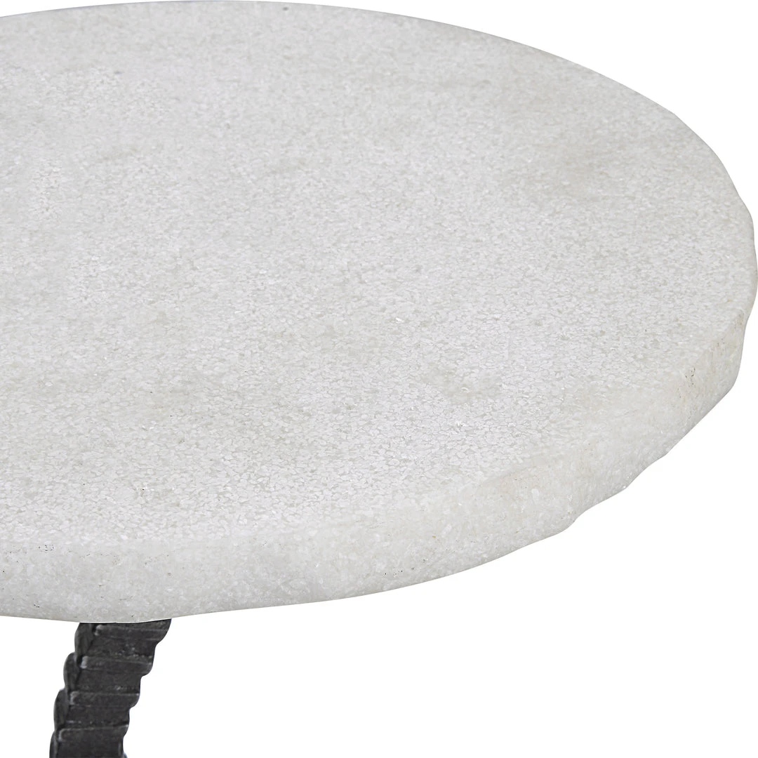 Uttermost Lasso White Drink Table Side & End Tables 6 Uttermost Lasso White Drink Table Side & End Tables