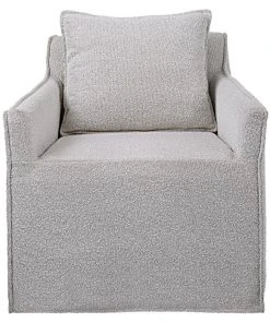 Uttermost Welland Gray Swivel Chair