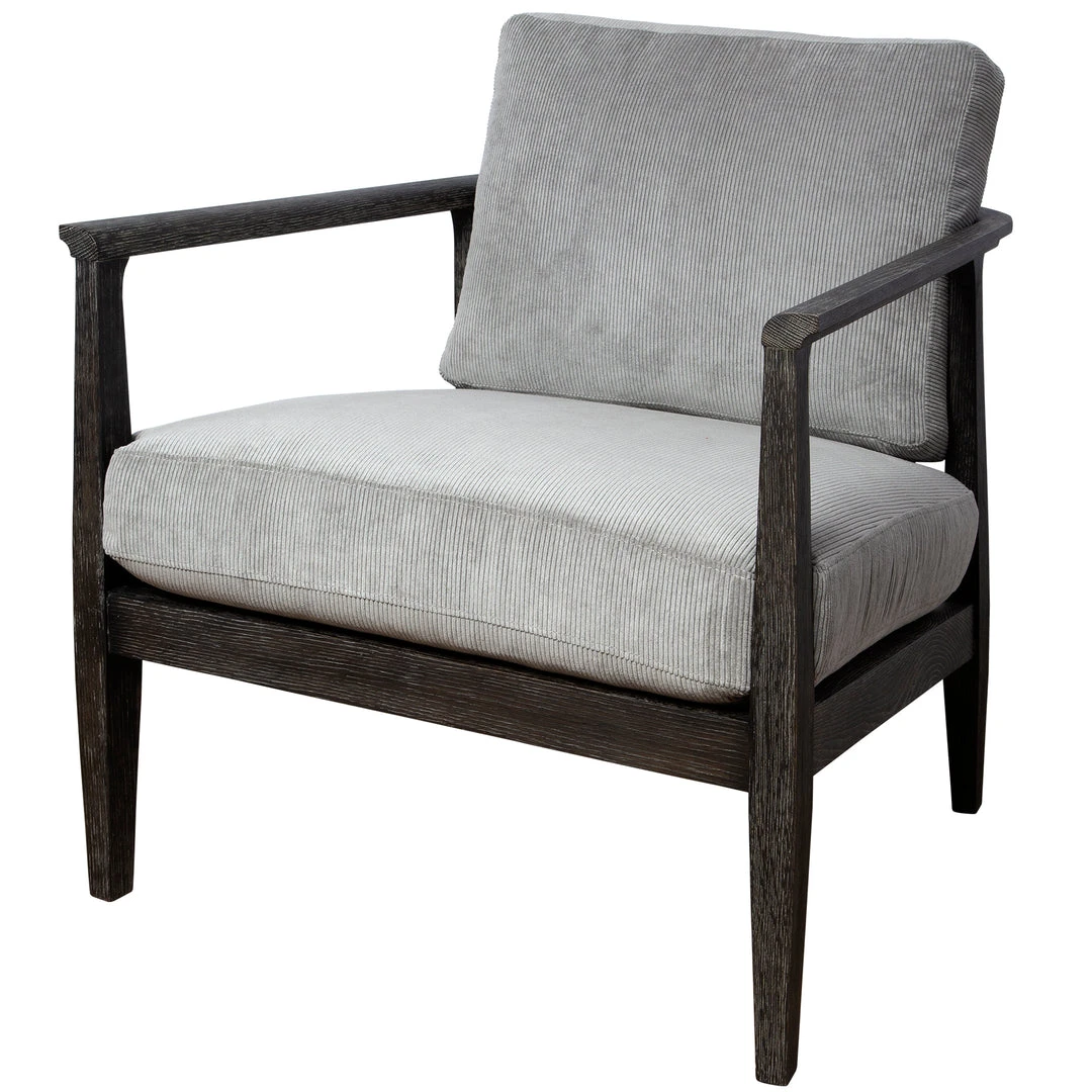 Uttermost Brunei Modern Gray Accent Chair LIVING ROOM 5 Uttermost Brunei Modern Gray Accent Chair LIVING ROOM