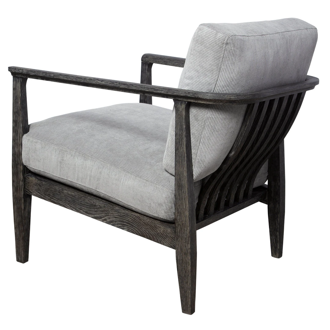 Uttermost Brunei Modern Gray Accent Chair LIVING ROOM 7 Uttermost Brunei Modern Gray Accent Chair LIVING ROOM