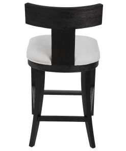 Uttermost Idris Modern Wood Counter Stool Bar & Counter Stools 12 Uttermost Idris Modern Wood Counter Stool Bar & Counter Stools