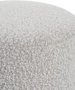 Uttermost Avila Light Gray Ottoman LIVING ROOM