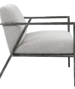 Uttermost Brisbane Light Gray Accent Chair LIVING ROOM 12 Uttermost Brisbane Light Gray Accent Chair LIVING ROOM