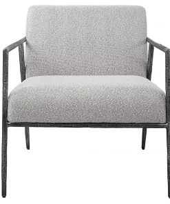 Uttermost Brisbane Light Gray Accent Chair LIVING ROOM