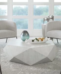 Uttermost Volker White Coffee Table
