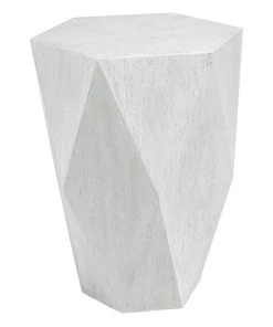 Uttermost Volker White Side Table Side & End Tables