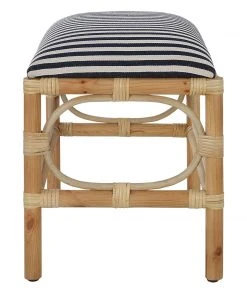 Uttermost Laguna Small Striped Bench 11 Uttermost Laguna Small Striped Bench