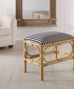 Uttermost Laguna Small Striped Bench