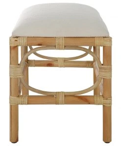 LIVING ROOM Uttermost Laguna Small White Bench 11 LIVING ROOM Uttermost Laguna Small White Bench