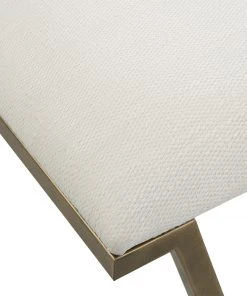 LIVING ROOM Uttermost Farrah Geometric Bench