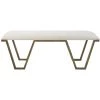 LIVING ROOM Uttermost Farrah Geometric Bench