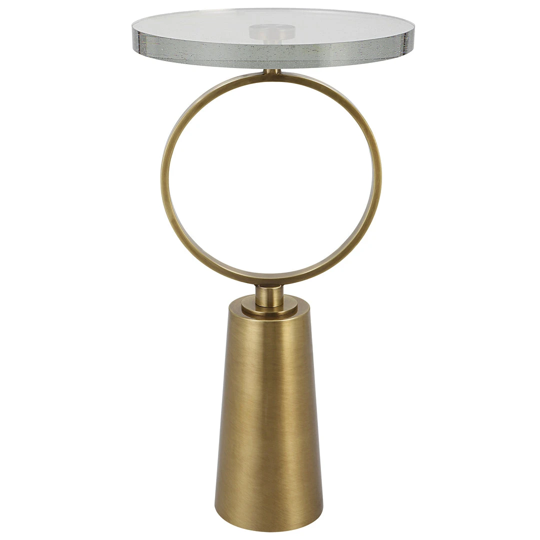 Uttermost Ringlet Brass Accent Table Side & End Tables 3 Uttermost Ringlet Brass Accent Table Side & End Tables
