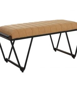 Uttermost Woodstock Mid-Century Bench 10 Uttermost Woodstock Mid-Century Bench