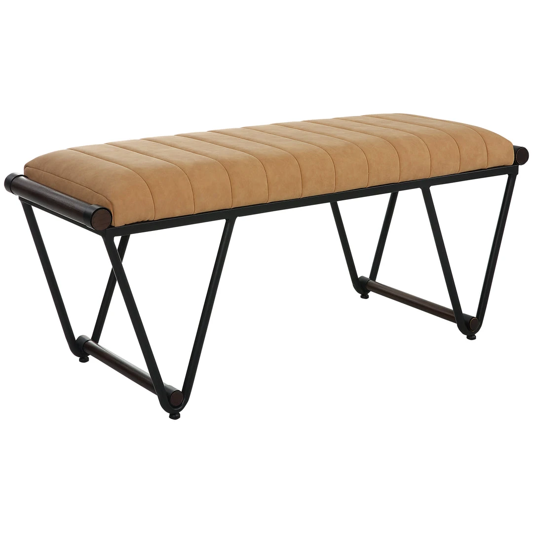 Uttermost Woodstock Mid-Century Bench 5 Uttermost Woodstock Mid-Century Bench