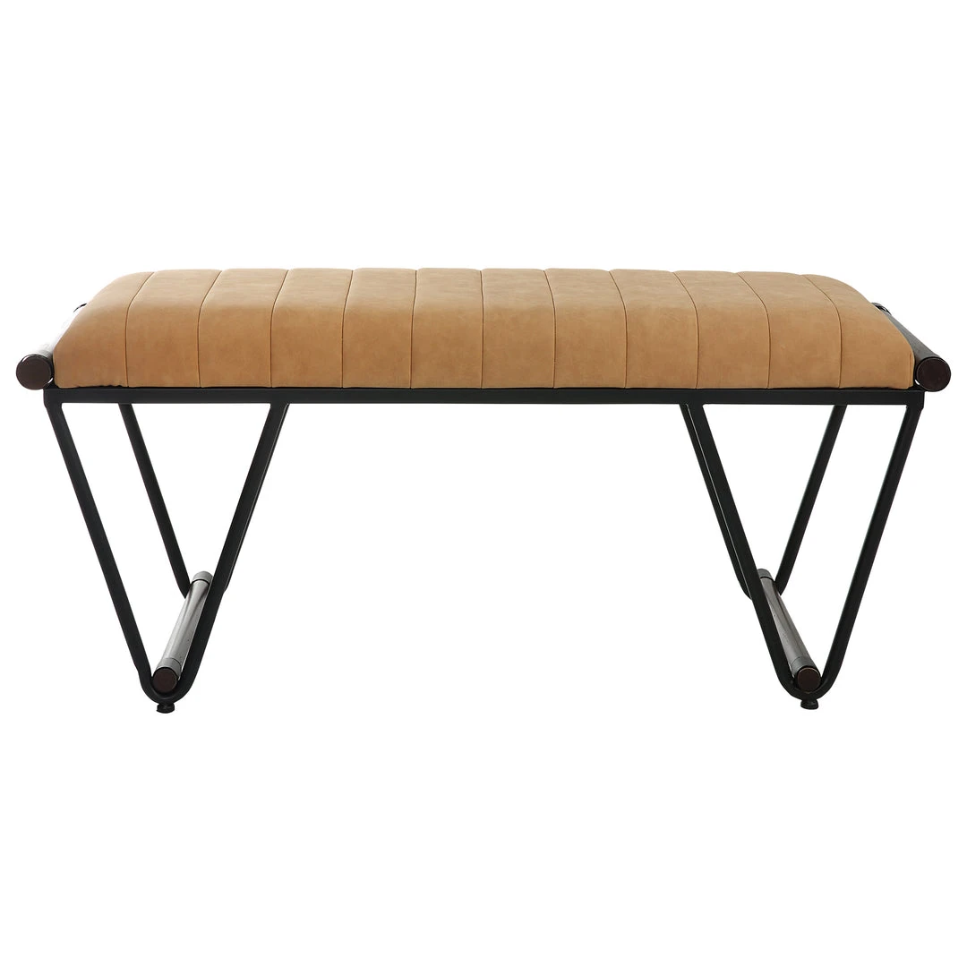 Uttermost Woodstock Mid-Century Bench 4 Uttermost Woodstock Mid-Century Bench