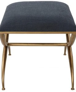 Uttermost Crossing Small Navy Bench
