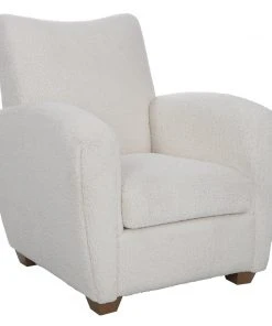 LIVING ROOM Uttermost Teddy White Shearling Accent Chair 11 LIVING ROOM Uttermost Teddy White Shearling Accent Chair