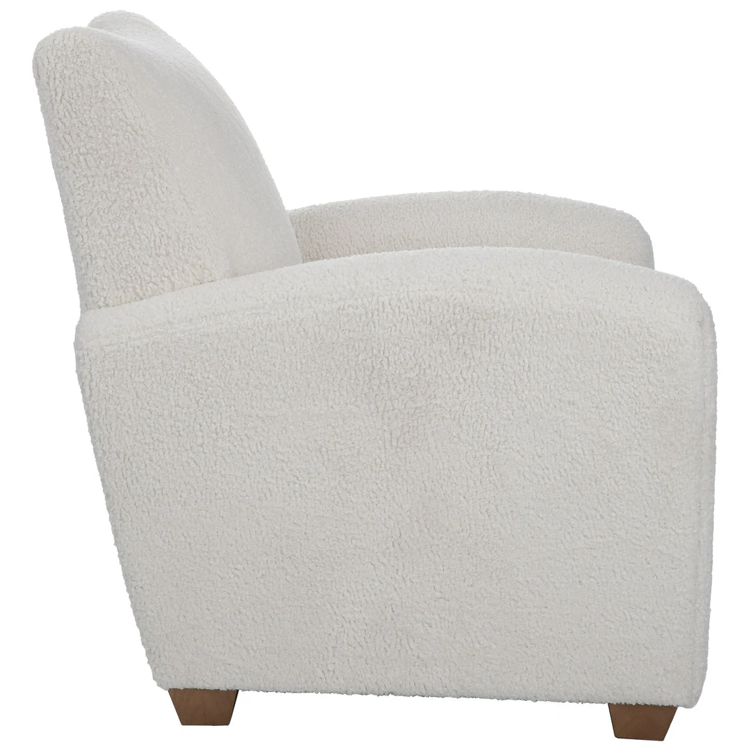 LIVING ROOM Uttermost Teddy White Shearling Accent Chair 6 LIVING ROOM Uttermost Teddy White Shearling Accent Chair
