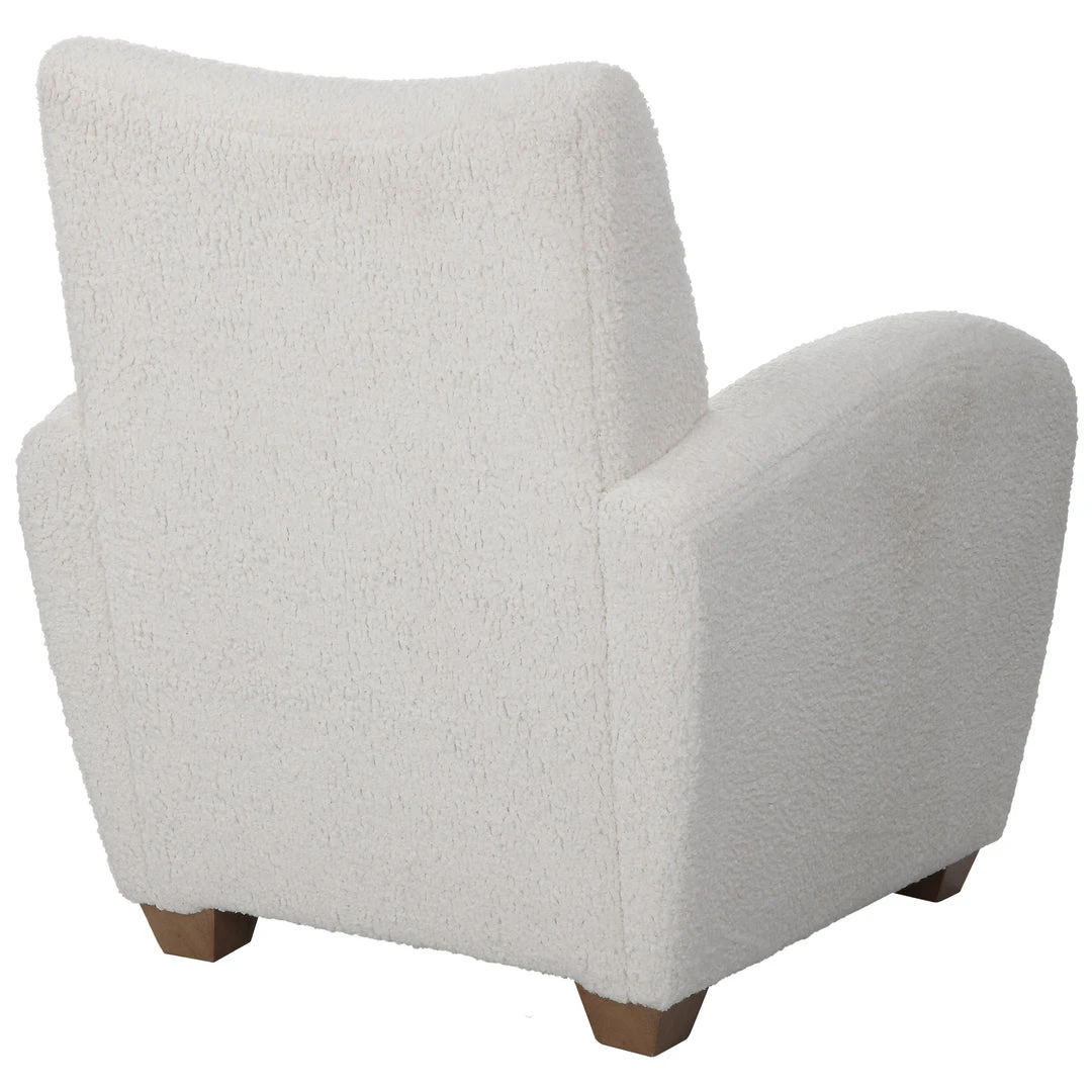 LIVING ROOM Uttermost Teddy White Shearling Accent Chair 7 LIVING ROOM Uttermost Teddy White Shearling Accent Chair