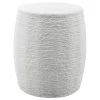 Uttermost Resort White Accent Stool