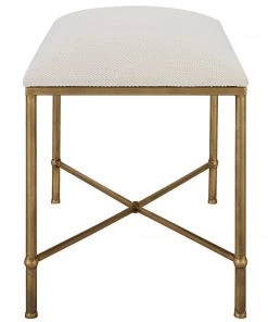 Uttermost Avenham Small Gold Framed Bench