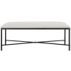 Uttermost Avenham Black Framed Bench LIVING ROOM