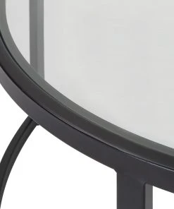 Uttermost Rhea Black Nesting Coffee Tables S/2