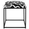 Uttermost Twists And Turns Fabric Accent Stool Benches, Ottomans & Poufs