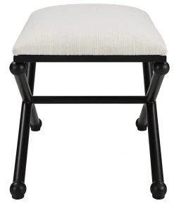 Uttermost Andrews White Small Bench