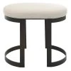 Benches, Ottomans & Poufs Uttermost Infinity Black Accent Stool 2 Benches, Ottomans & Poufs Uttermost Infinity Black Accent Stool