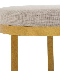 Benches, Ottomans & Poufs Uttermost Infinity Gold Accent Stool 12 Benches, Ottomans & Poufs Uttermost Infinity Gold Accent Stool