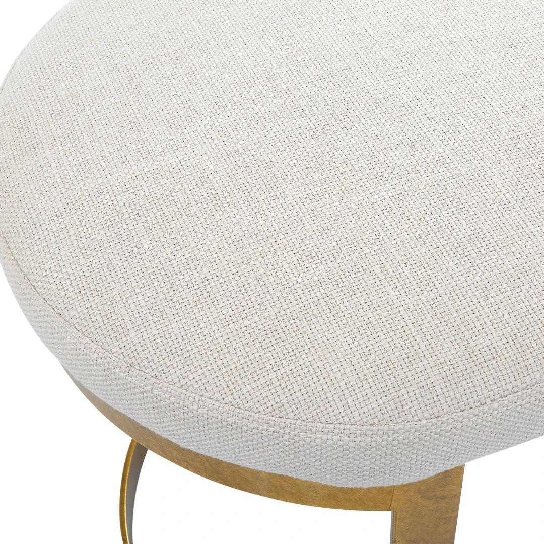 Benches, Ottomans & Poufs Uttermost Infinity Gold Accent Stool 8 Benches, Ottomans & Poufs Uttermost Infinity Gold Accent Stool