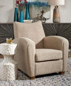 LIVING ROOM Uttermost Teddy Latte Accent Chair