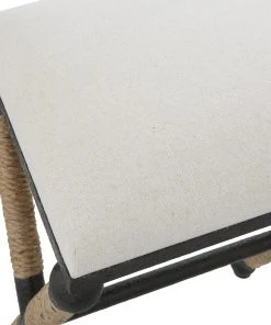 Uttermost Firth Rustic Oatmeal Counter Stool Bar & Counter Stools