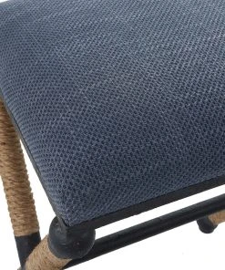 Bar & Counter Stools Uttermost Firth Rustic Navy Counter Stool