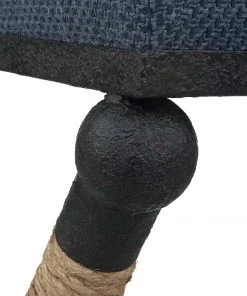 Bar & Counter Stools Uttermost Firth Rustic Navy Counter Stool